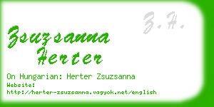 zsuzsanna herter business card